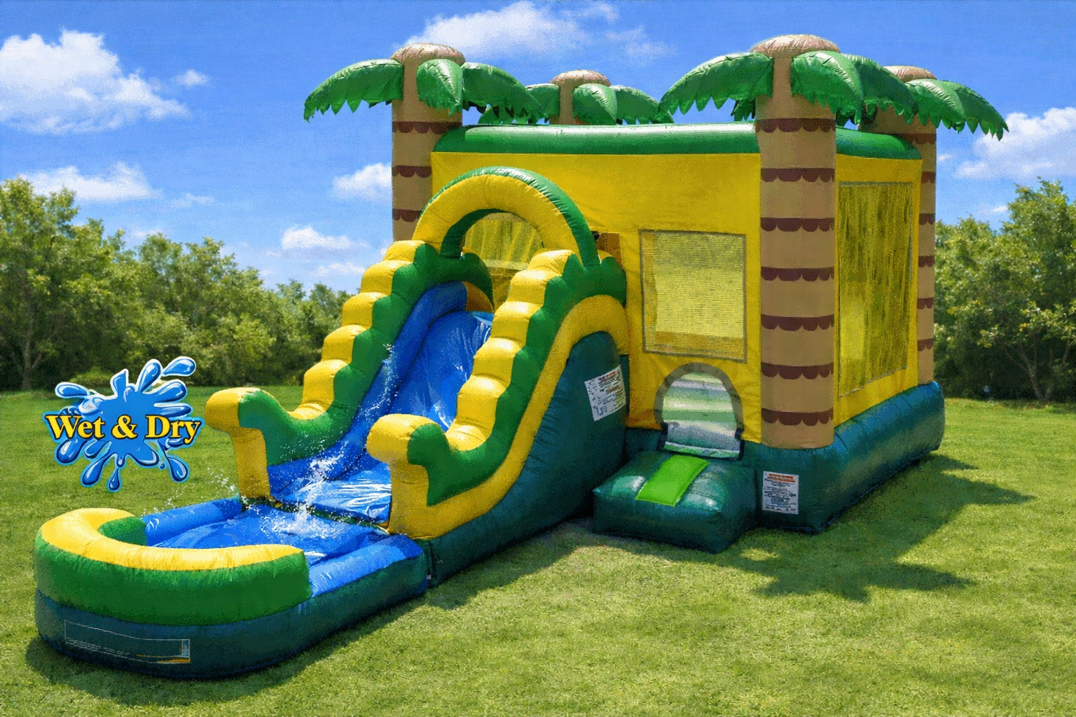 Jungle Combo Bounce House